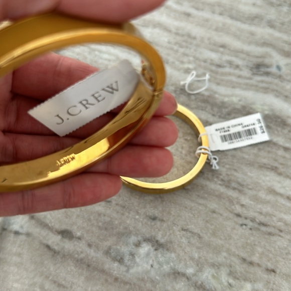 J.Crew Gold Bracelet with Mustard enamel. New with Tags - Picture 4 of 5